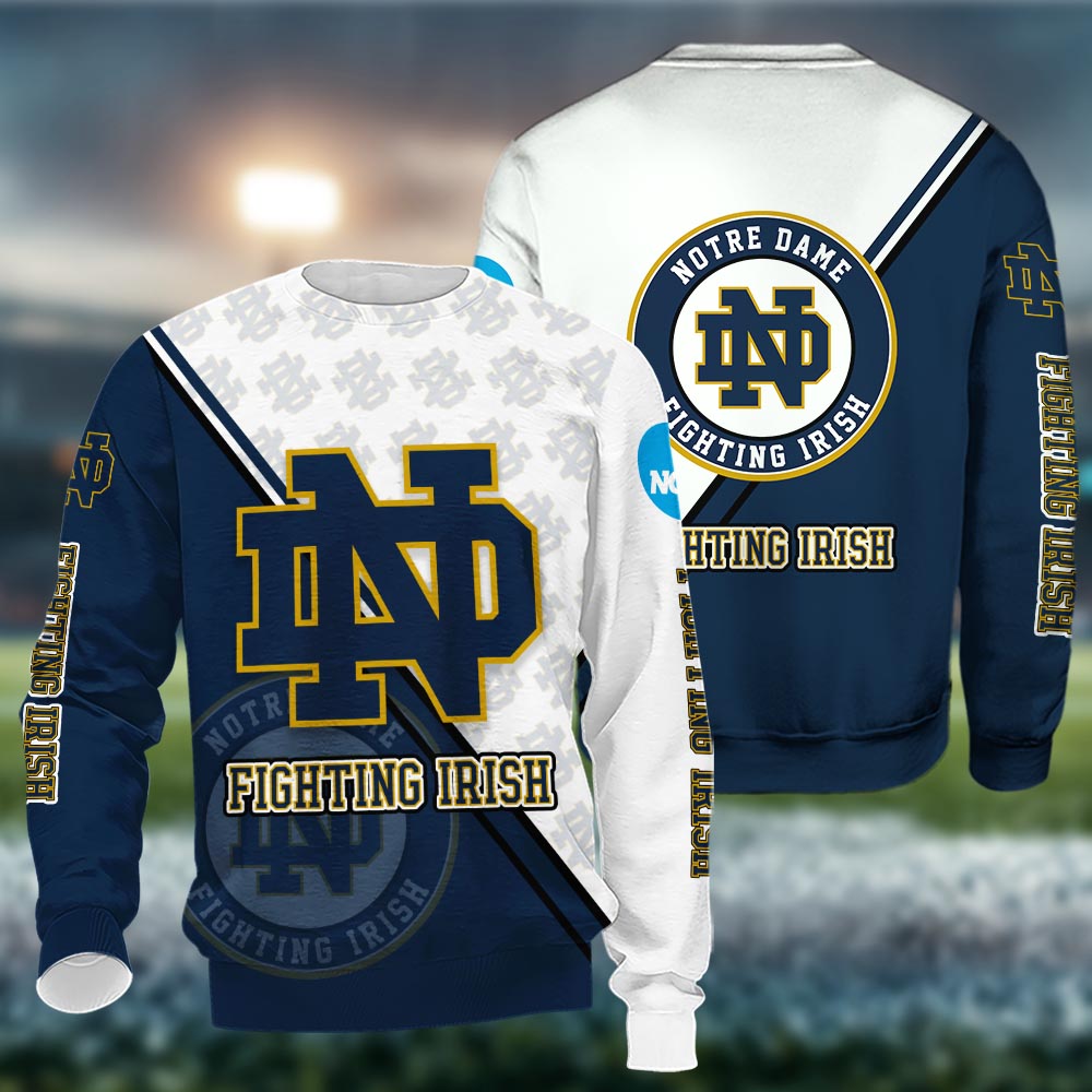 Notre Dame Fighting Irish Logo 3d Clothing