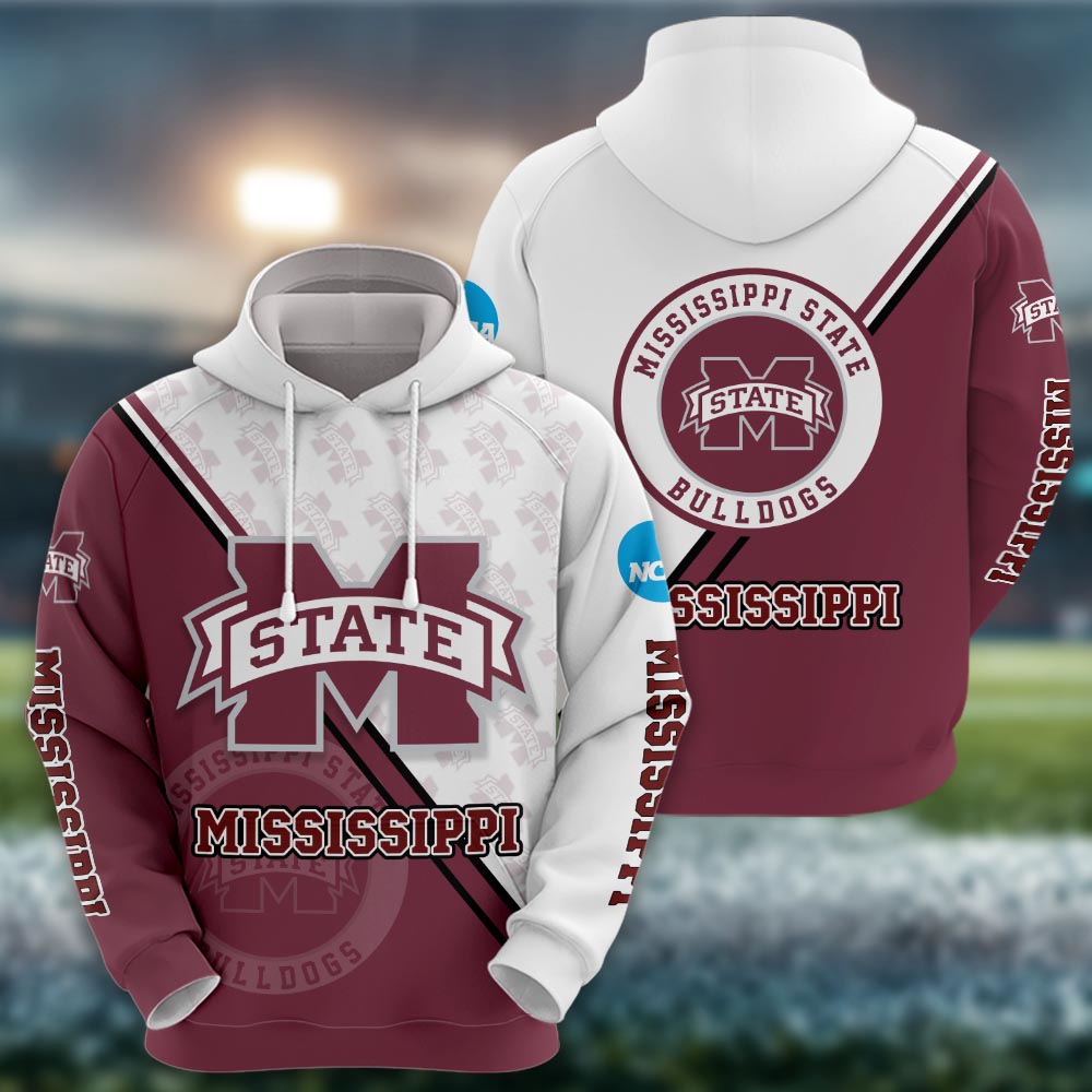 Mississippi State Bulldogs Logo 3d Clothing