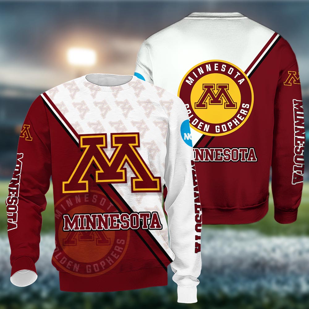 Minnesota Golden Gophers Logo 3d Clothing