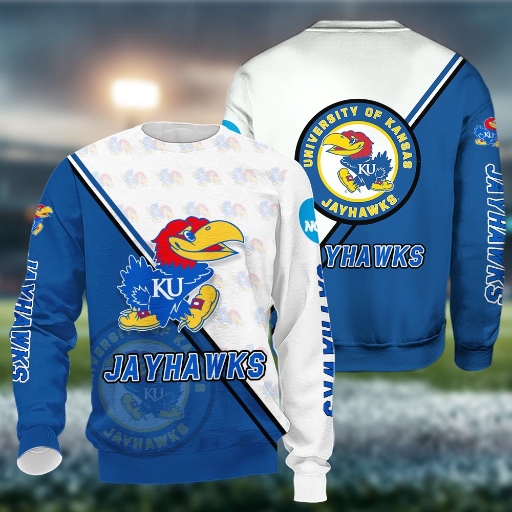 Kansas Jayhawks Logo 3d Clothing