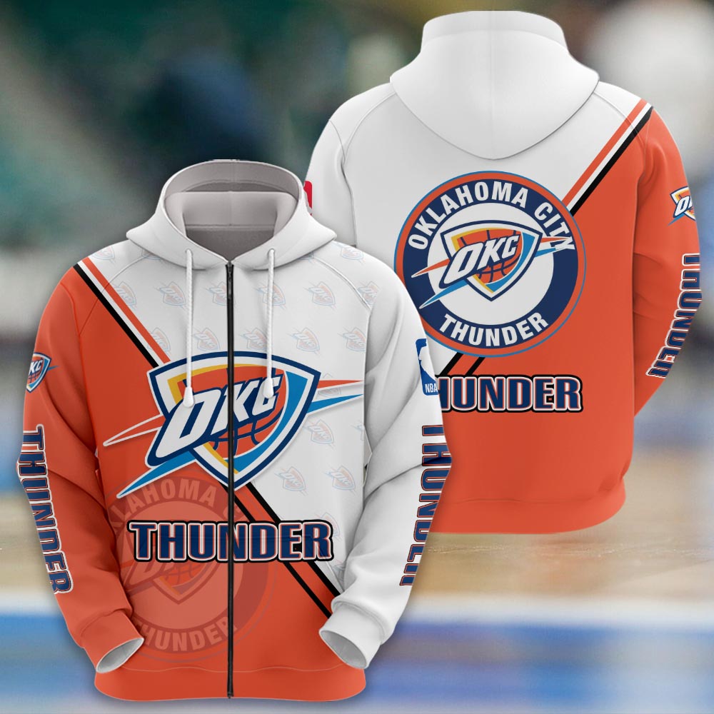 Oklahoma City Thunder Logo 3d Clothing