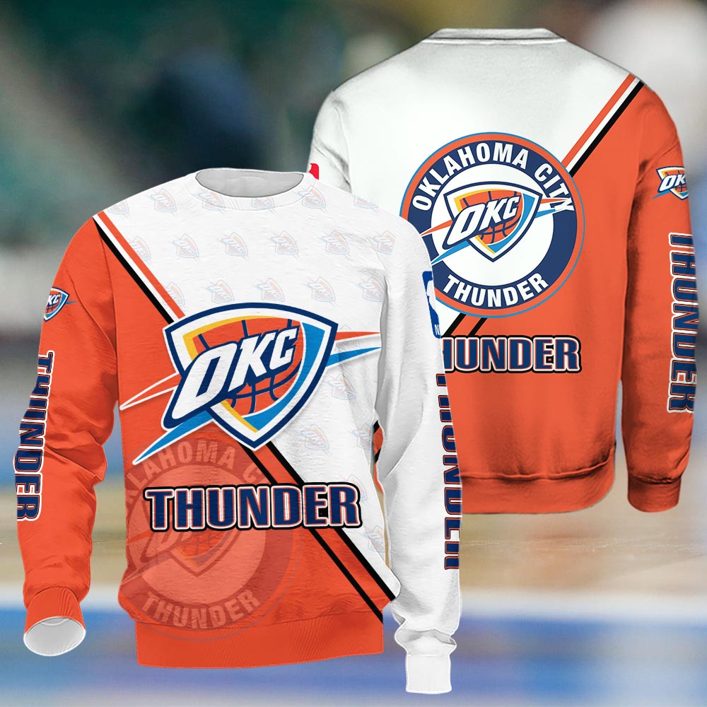 Oklahoma City Thunder Logo 3d Clothing