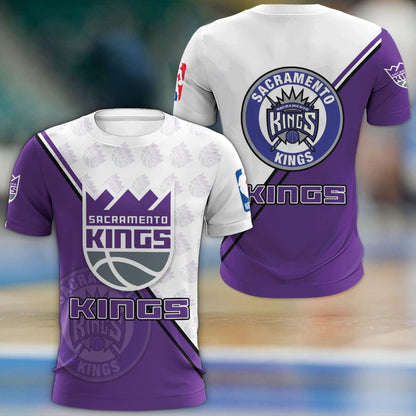 Sacramento Kings Logo 3d Clothing