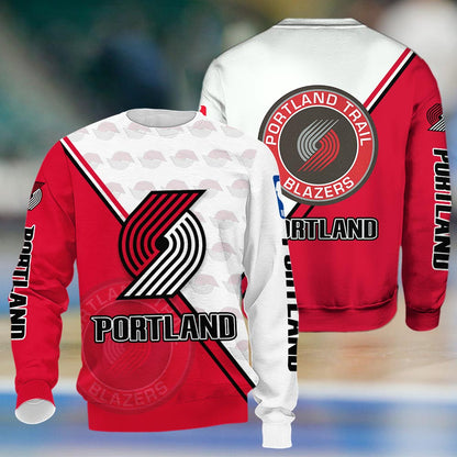Portland Trail Blazers Logo 3d Clothing
