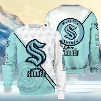 Seattle Kraken Logo 3d Clothing