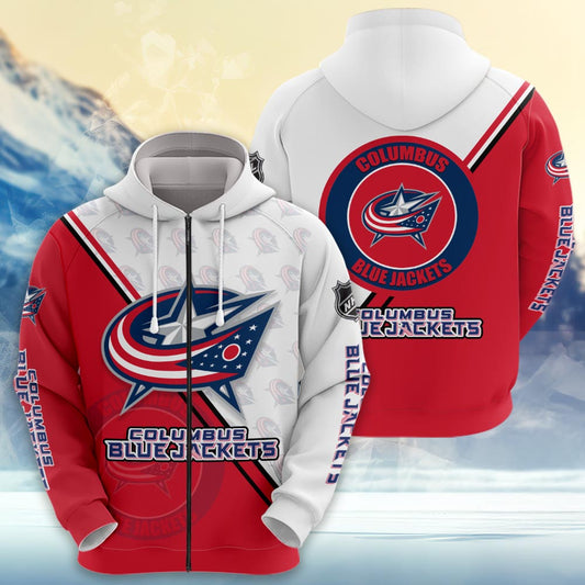 Columbus Blue Jackets Logo 3d Clothing