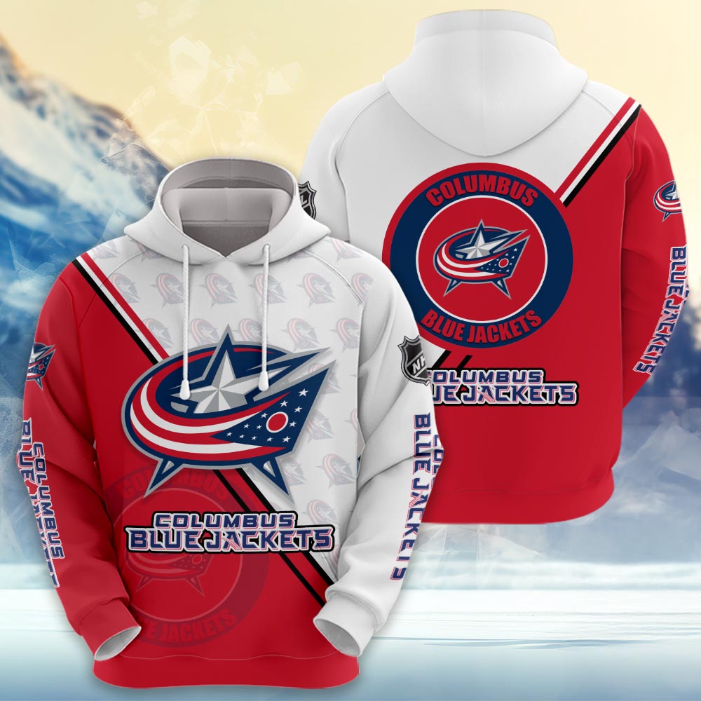 Columbus Blue Jackets Logo 3d Clothing
