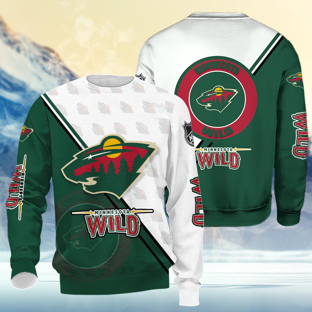 Minnesota Wild Logo 3d Clothing