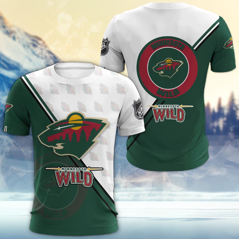 Minnesota Wild Logo 3d Clothing