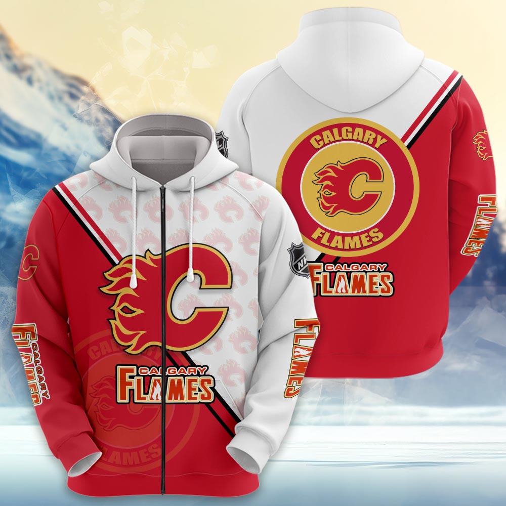 Calgary Flames Logo 3d Clothing
