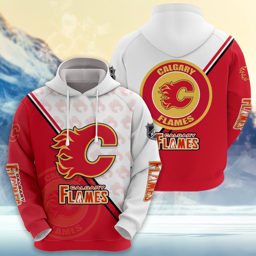 Calgary Flames Logo 3d Clothing