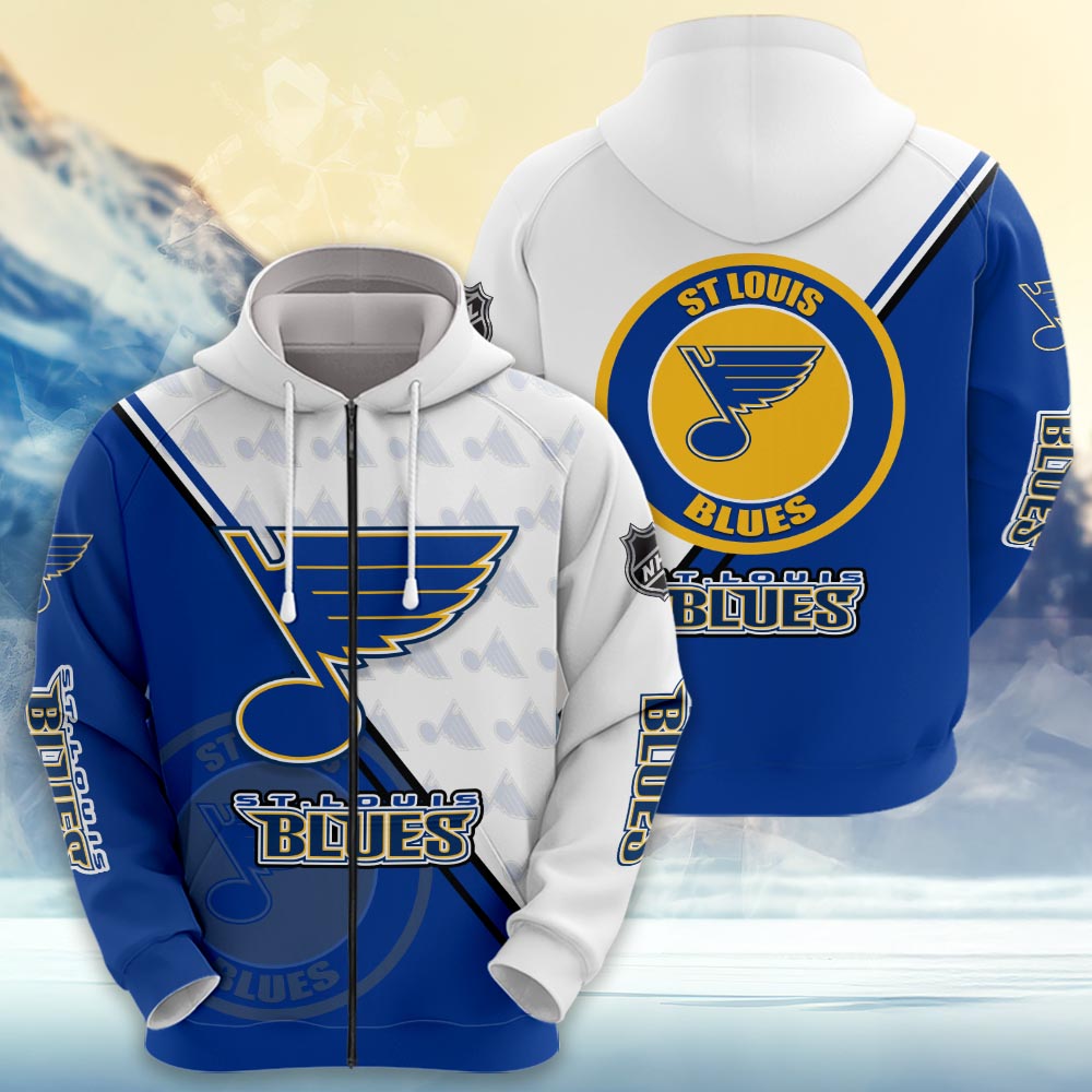 St Louis Blues Logo 3d Clothing