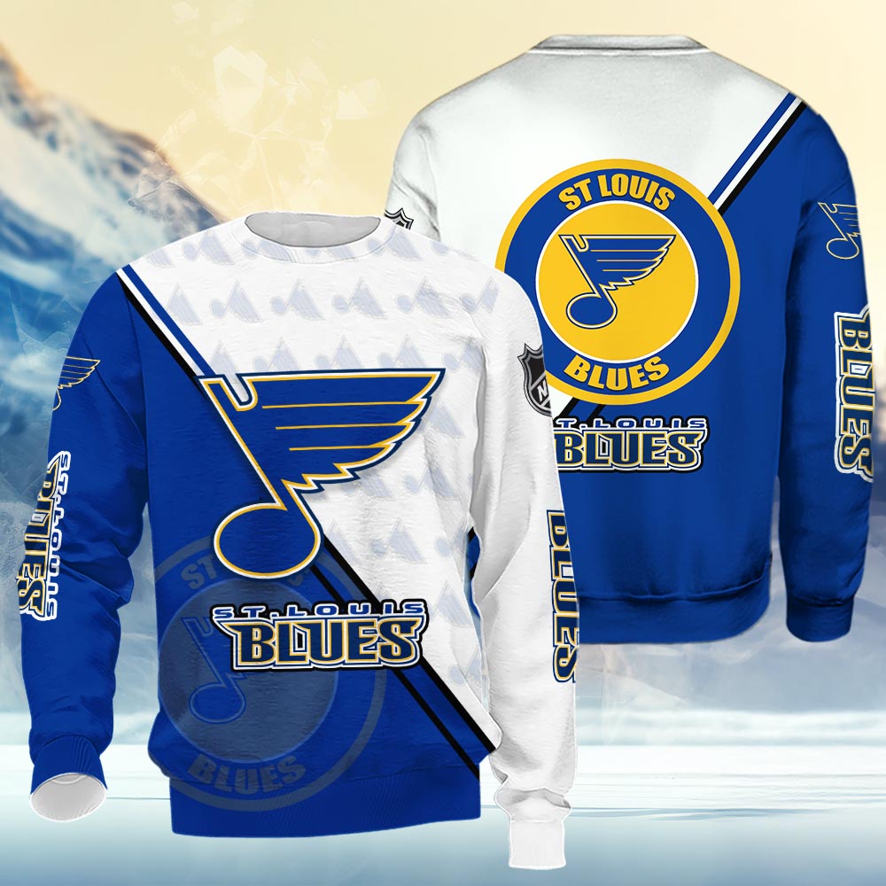 St Louis Blues Logo 3d Clothing