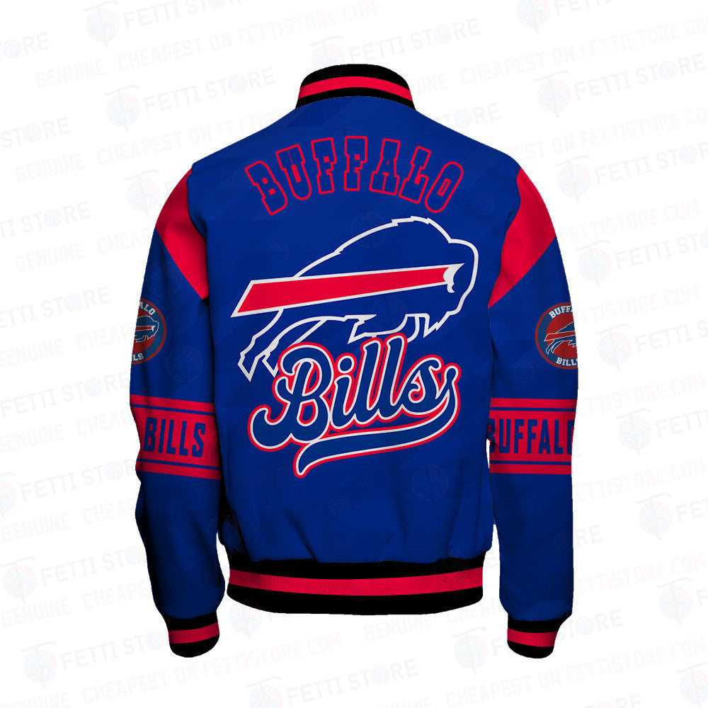 Buffalo Bills American Football League Pattern Varsity Jacket Sh1 V2