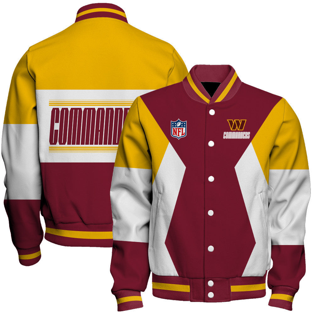 Washington Commanders National Football League 2026 Unique Design Unisex Varsity Jacket