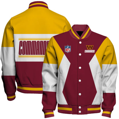 Washington Commanders National Football League 2026 Unique Design Unisex Varsity Jacket