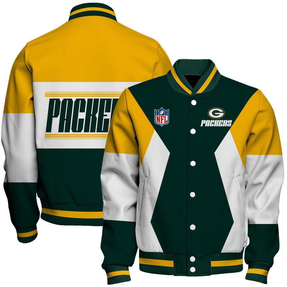 Green Bay Packers National Football League 2026 Unique Design Unisex Varsity Jacket