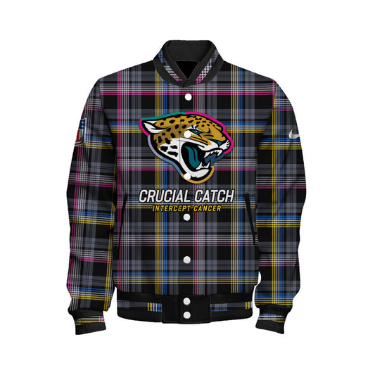 Jacksonville Jaguars National Football League 2026 Crucial Catch Unisex Varsity Jacket