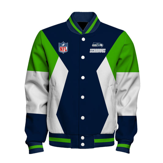 Seattle Seahawks National Football League 2026 Unique Design Unisex Varsity Jacket