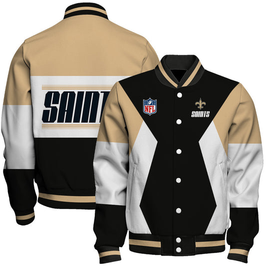 New Orleans Saints National Football League 2026 Unique Design Unisex Varsity Jacket