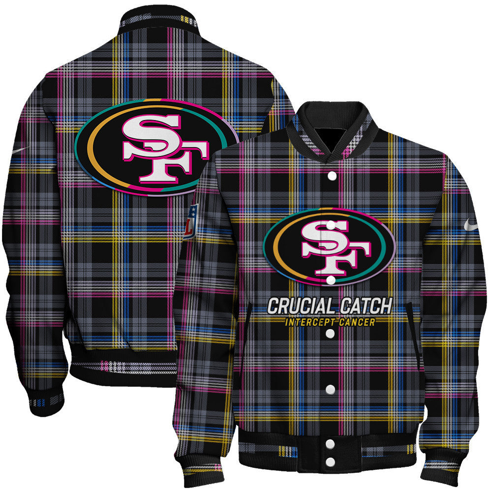 San Francisco 49ers National Football League 2026 Crucial Catch Unisex Varsity Jacket
