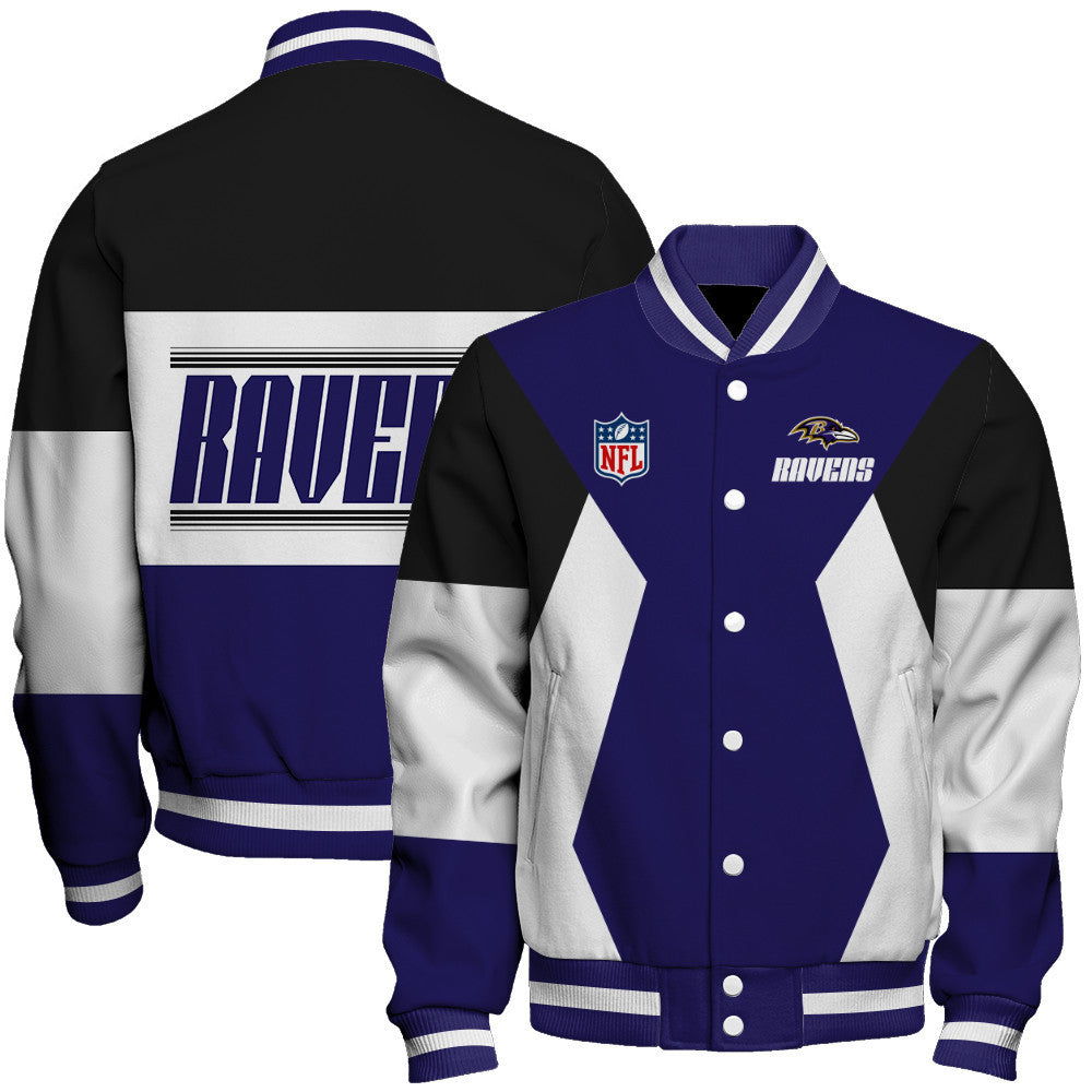 Baltimore Ravens National Football League 2026 Unique Design Unisex Varsity Jacket