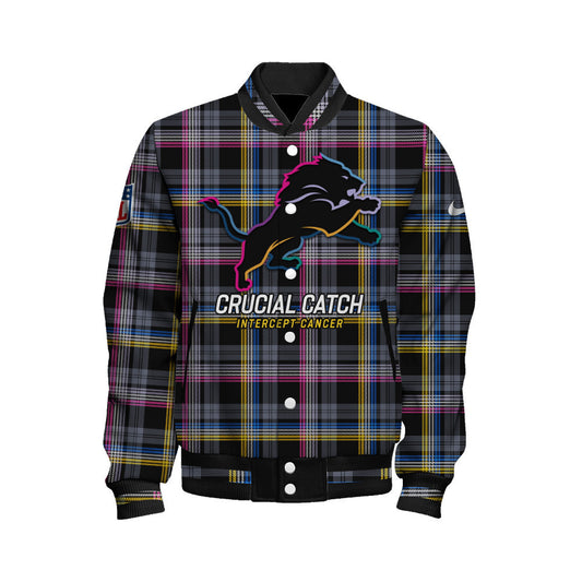 Detroit Lions National Football League 2026 Crucial Catch Unisex Varsity Jacket