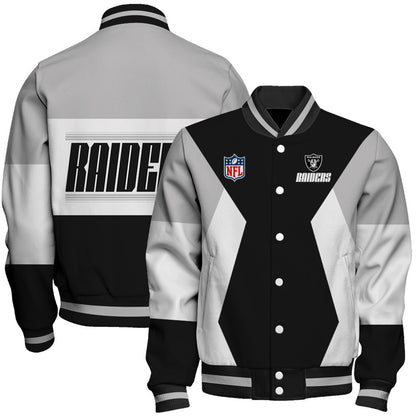 Las Vegas Raiders National Football League 2026 Unique Design Unisex Varsity Jacket