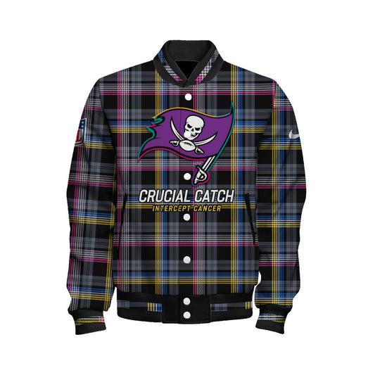 Tampa Bay Buccaneers National Football League 2026 Crucial Catch Unisex Varsity Jacket