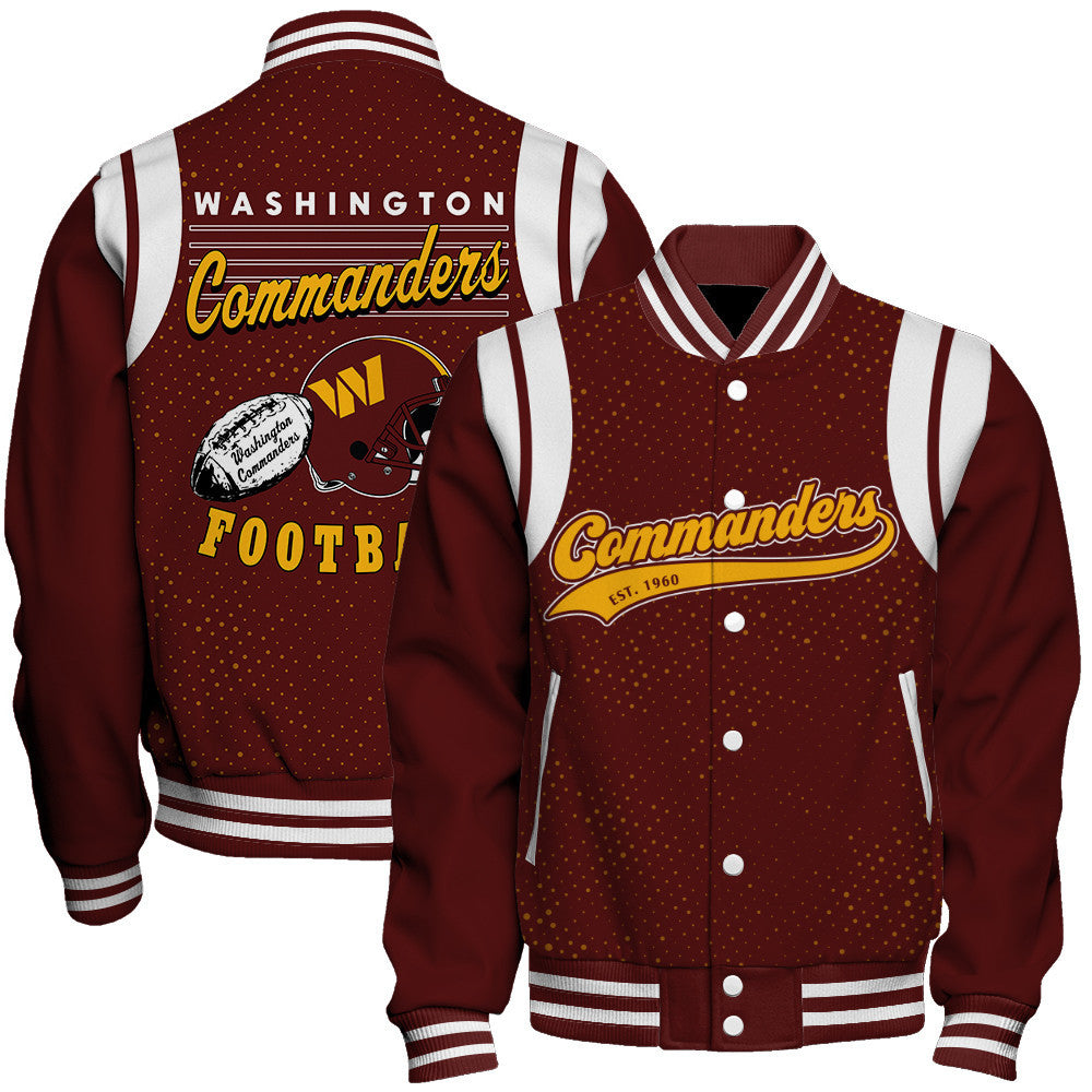Washington Commanders National Football League 2026 Make Your Mark Unisex Varsity Jacket