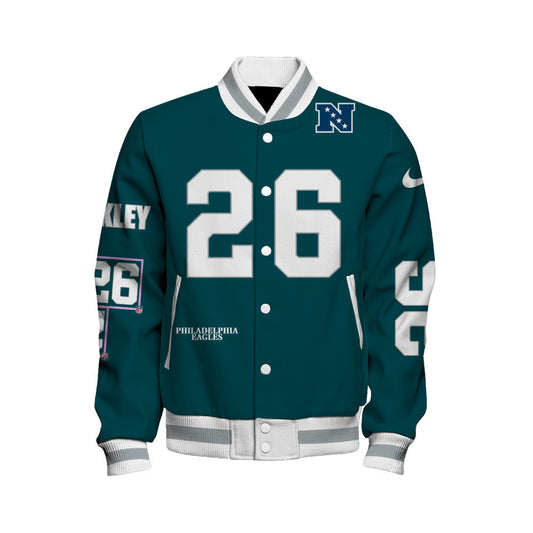 Saquon Barkley #26 Philadelphia Eagles National Football League 2026 Unique Design Unisex Varsity Jacket