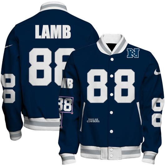 Ceedee Lamb #88 Dallas Cowboys National Football League 2026 Unique Design Unisex Varsity Jacket