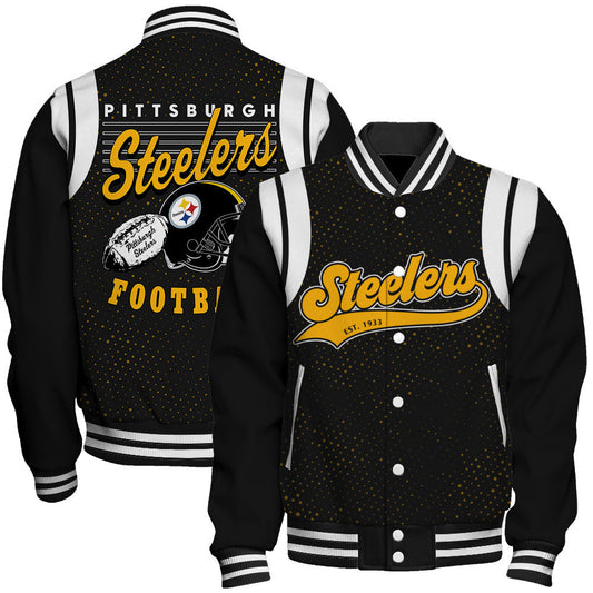 Pittsburgh Steelers National Football League 2026 Make Your Mark Unisex Varsity Jacket
