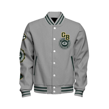 Green Bay Packers 2026 Feel The Power Unisex Varsity Jacket