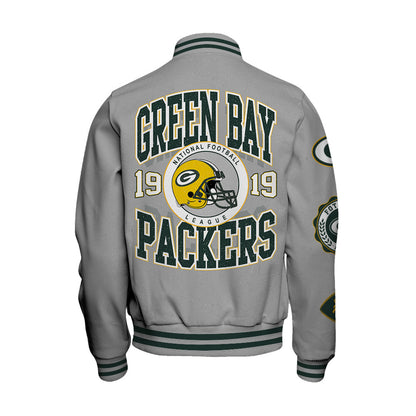 Green Bay Packers 2026 Feel The Power Unisex Varsity Jacket