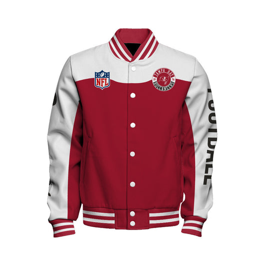 Tampa Bay Buccaneers National Football League 2026 Face Any Weather Unisex Varsity Jacket
