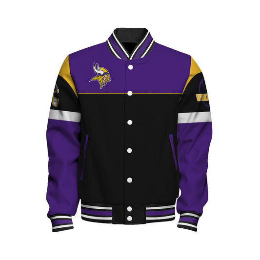 Minnesota Vikings National Football League 2026 Feel The Power Unisex Varsity Jacket