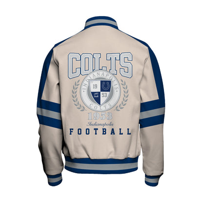 Indianapolis Colts | Football Team 2026 Feel The Power Unisex Varsity Jacket