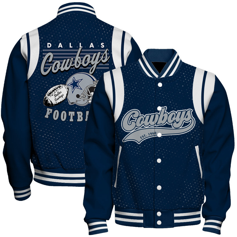 Dallas Cowboys National Football League 2026 Make Your Mark Unisex Varsity Jacket