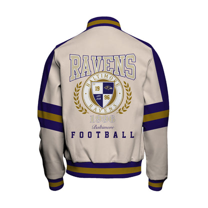 Baltimore Ravens | Football Team 2026 Feel The Power Unisex Varsity Jacket