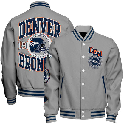 Denver Broncos 2026 Feel The Power Unisex Varsity Jacket
