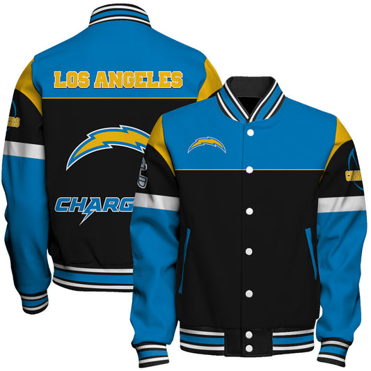 Los Angeles Chargers National Football League 2026 Feel The Power Unisex Varsity Jacket