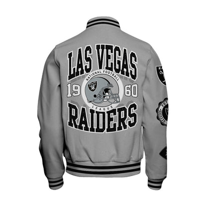 Las Vegas Raiders 2026 Feel The Power Unisex Varsity Jacket