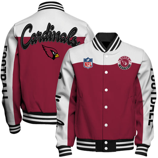 Arizona Cardinals National Football League 2026 Face Any Weather Unisex Varsity Jacket