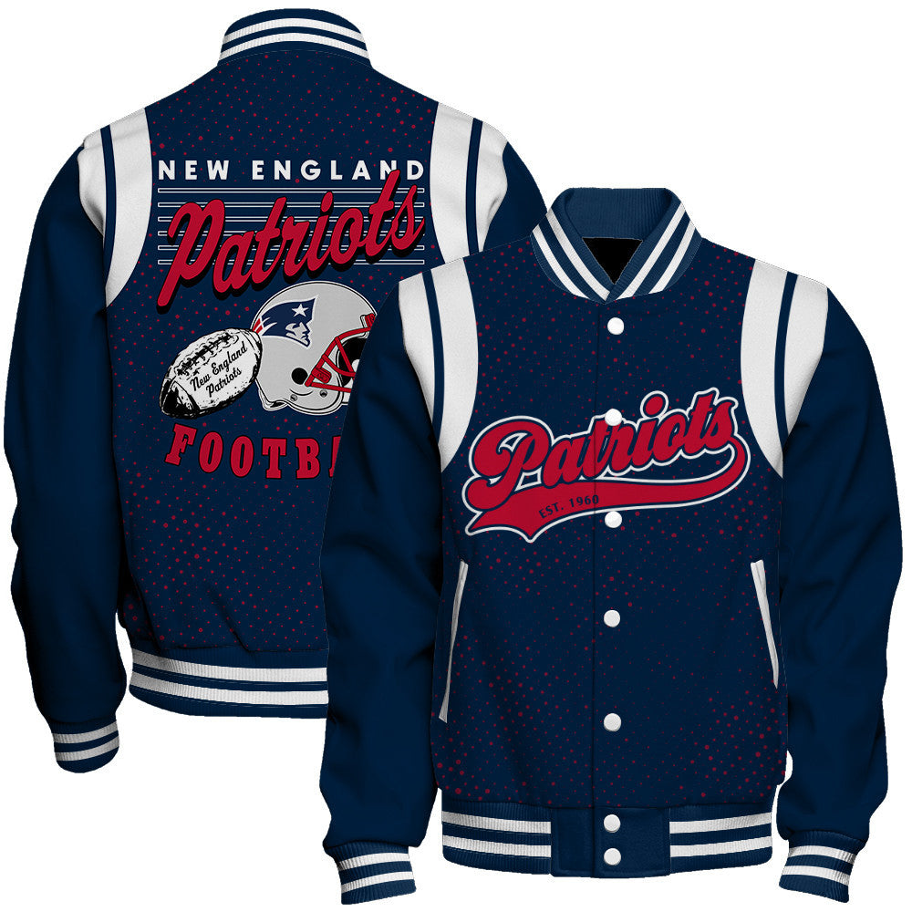 New England Patriots National Football League 2026 Make Your Mark Unisex Varsity Jacket