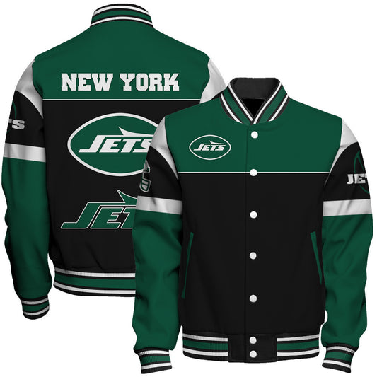 New York Jets National Football League 2026 Feel The Power Unisex Varsity Jacket