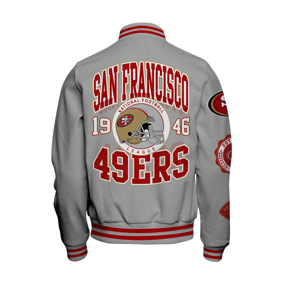 San Francisco 49ers 2026 Feel The Power Unisex Varsity Jacket