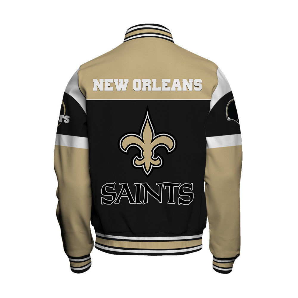 New Orleans Saints National Football League 2026 Feel The Power Unisex Varsity Jacket