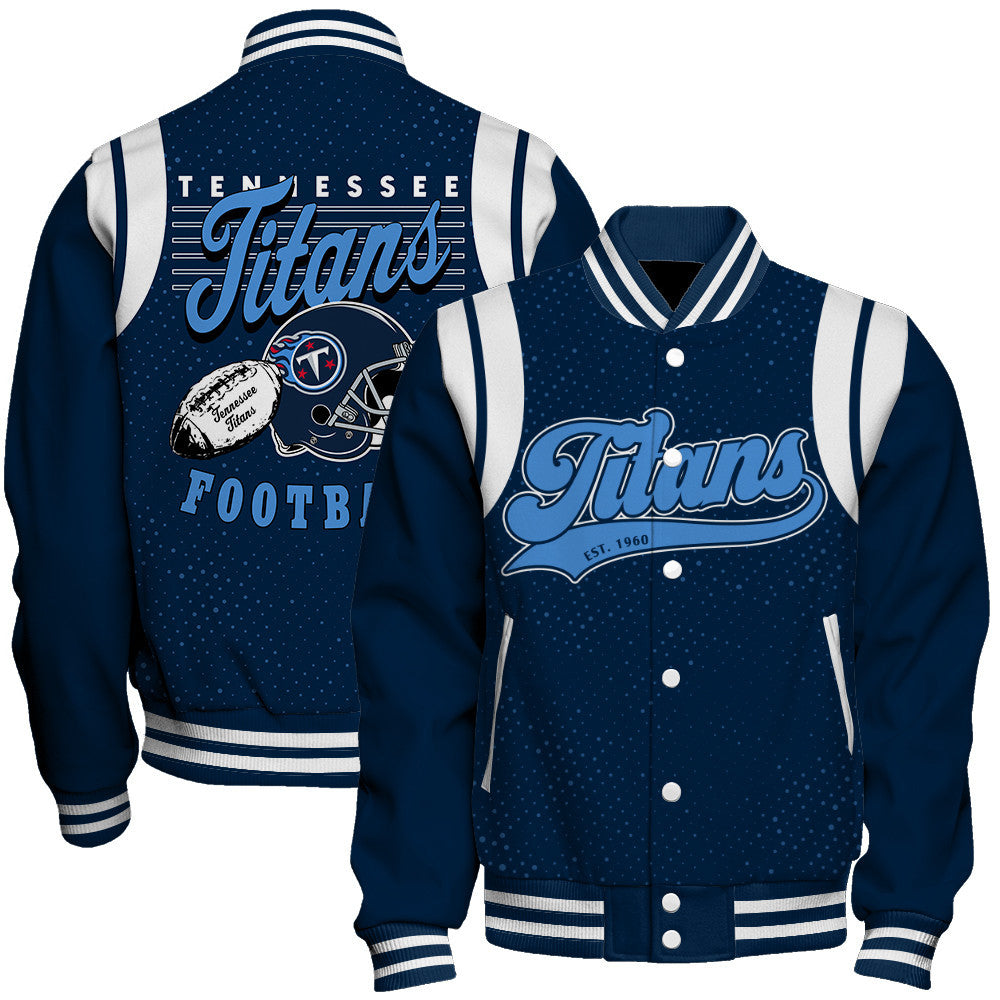 Tennessee Titans National Football League 2026 Make Your Mark Unisex Varsity Jacket