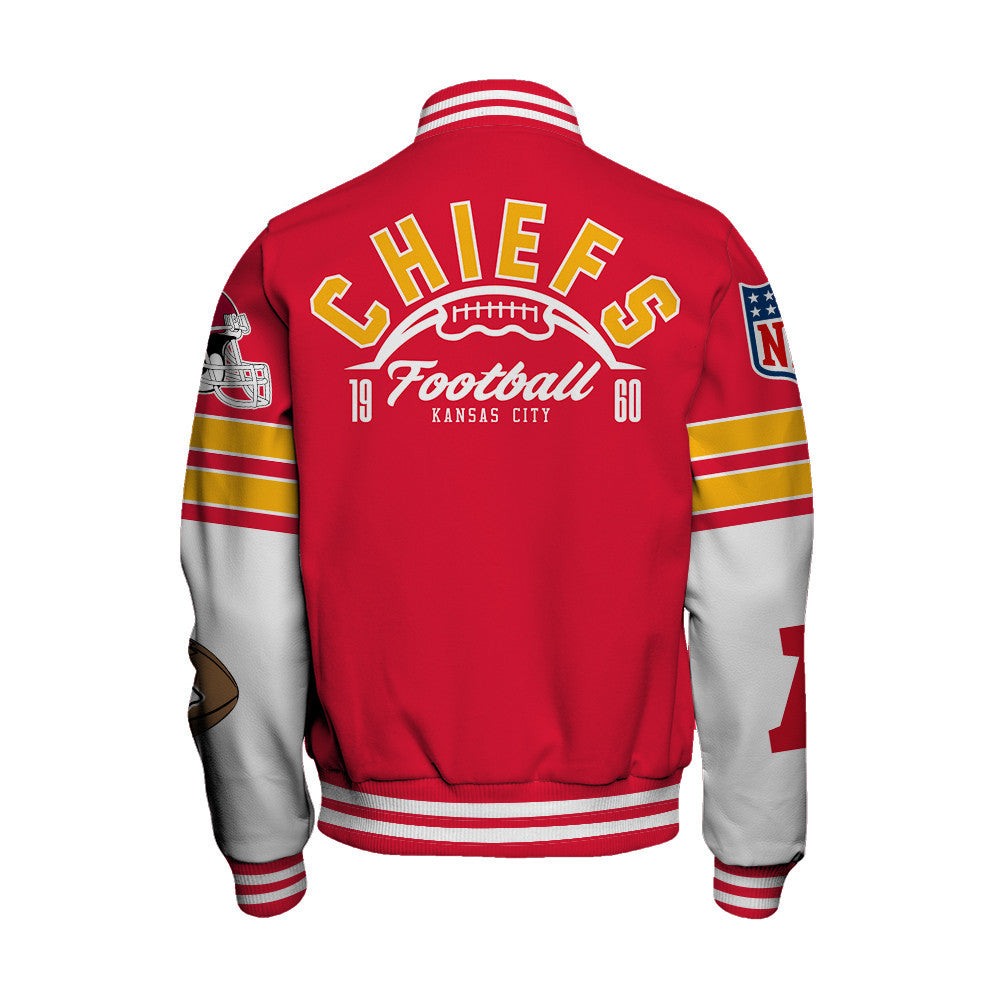 Kansas City Chiefs National Football League 2026 Feel The Power Unisex Varsity Jacket